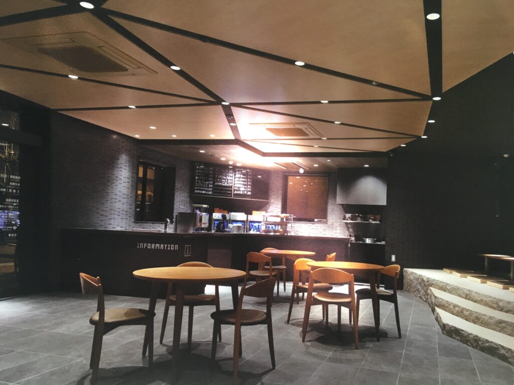 カフェの家具・内装コーディネート事例